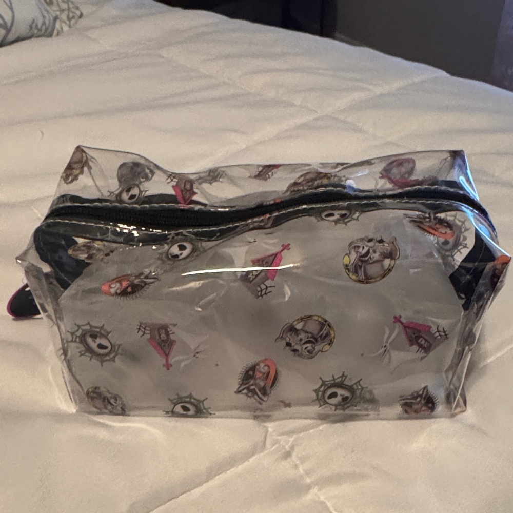 Nightmare Before Christmas cosmetics bag.